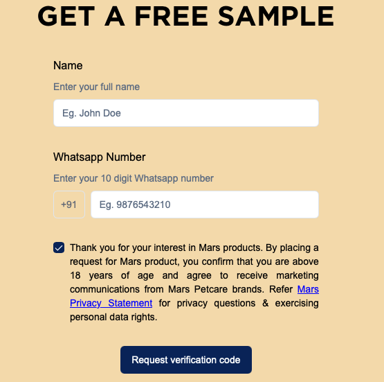Free Sample : Get Sheba Cat Food Sample